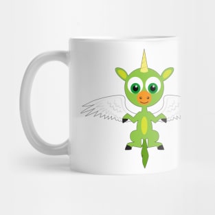 Green Unicorn Mug